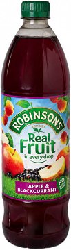 Robinsons Apple& Blackcurrant Squash With Sweeteners 1L
