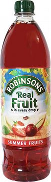 Robinsons Summer Fruits Squash With Sweeteners 1L