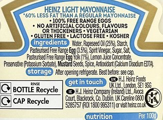 Heinz Μαγιονέζα Light 420g