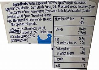 Heinz Mayonnaise Light 420g