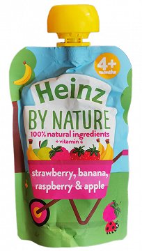 Heinz By Nature Strawberry Banana Raspberry & Apple 100g
