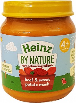Heinz Γλυκοπατάτα Με Βοδινό 120g