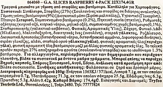 Go Ahead Fruit Slices Raspberry 174g