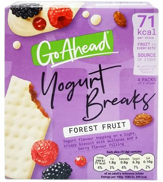 Go Ahead Yogurt Breaks Φρούτα Δάσους 142g