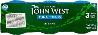 John West Tuna In Brine 3x80g