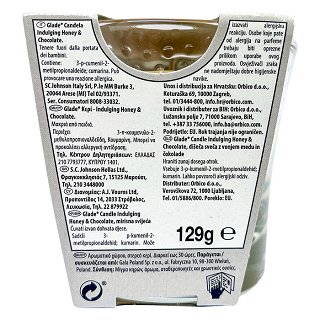Glade Μέλι & Σοκολάτα Αρωματικό Κερί 1Τεμ