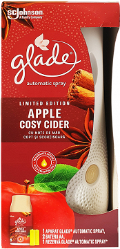 Glade Apple Cosy Cider Automotic Spray Kit 1Τεμ