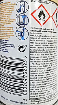Glade Sensual Sandalwood & Jasmine Spray Refill 269ml