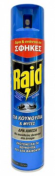 Raid For Mosquito & Flies 300ml