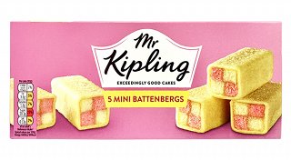 Mr Kipling Mini Battenbergs 5Τεμ 160g