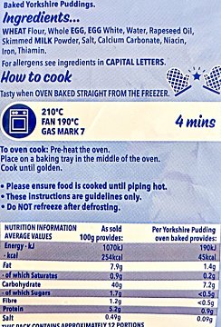Aunt Bessie's Golden Yorkshires 12Pcs