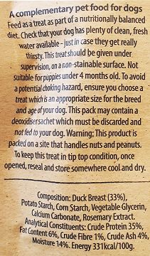 Pawsley & Co Good Boy Crunchies Duck 60g