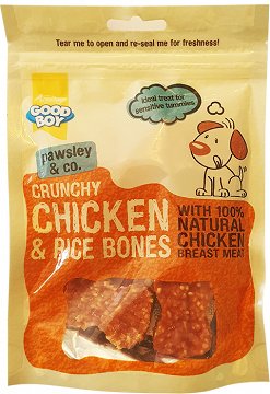 Pawsley & Co Good Boy Crunchy Chicken & Rice Bones 100g