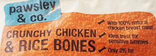 Pawsley & Co Good Boy Crunchy Chicken & Rice Bones 100g