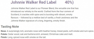 Johnnie Walker Red Label 350ml