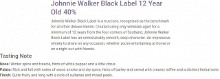 Johnnie Walker Black Label 1L