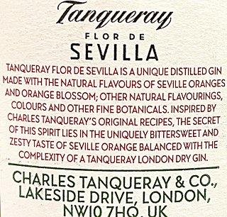 Tanqueray Flor De Sevilla Distilled Gin 700ml