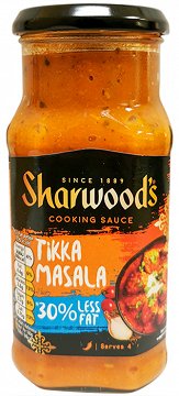 Sharwoods Σάλτσα Tikka Masala 30% Λιγότερα Λιπαρά 420g