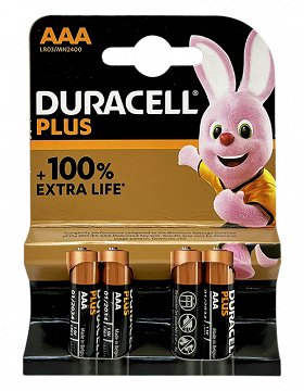 Duracell Plus AAA 4Pcs