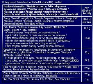 Mcvities Digestive Light Maxi Pack 500g