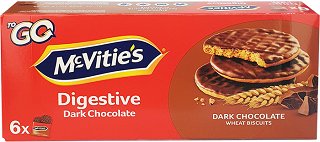 Mcvities Digestive To Go With Dark Chocolate 6x33.3g
