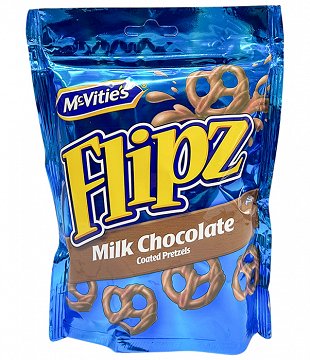 Mcvities Flipz Pretzels Με Επικάλυψη Σοκολάτα Γάλακτος 90g