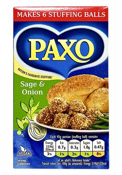 Paxo Μείγμα Για Γέμιση Φασκόμηλο & Κρεμμύδι 85g