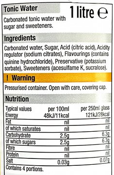 Morrisons Tonic Water 1L