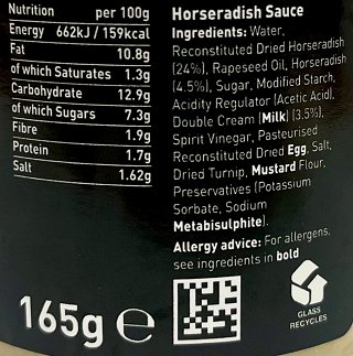 Lion Horseradish Sauce 165g