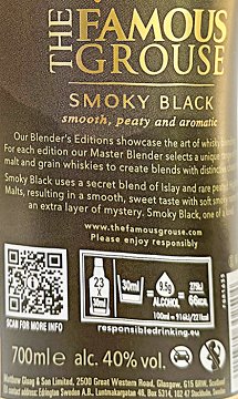 The Famous Grouse Smoky Black 700ml