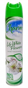 Charm Σπρέι Lily White Flowers Αρωματικό Χώρου 240ml