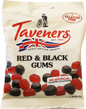 Taveners Red & Black Gums 165g