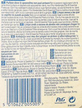 Oral B Essential Dental Floss 50m