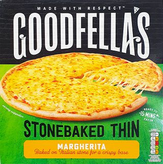 Goodfellas Stonebaked Thin Pizza Μαργαρίτα 1Τεμ 345g