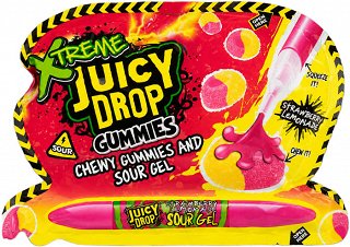 Juicy Drop Gummies Chewy Strawberry Lemonade Gummies And Sour Gel 57g