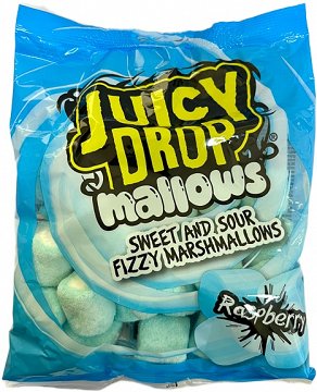 Juicy Drop Raspberry Mallows 100g