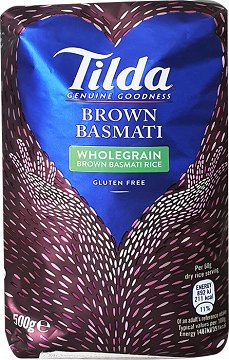 Tilda Wholegrain Basmati Rice 500g