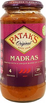 Pataks Madras Hot Sauce 450g