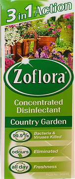 Zoflora Country Garden Υγρό Απολυμαντικό 120ml