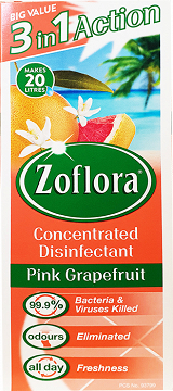 Zoflora Pink Grapefruit Υγρό Απολυμαντικό 500ml