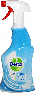 Dettol Power & Fresh Spray Crisp Linen & Aqua Sky 500ml