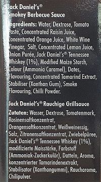 Jack Daniels Bbq Smokey Sauce 260g