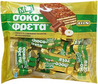 Ion ChocoFreta With Hazelnuts Mini Bag 15x14g