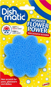 Libman Dish Matic Wonder Flower Power Non Scratch Scourer 1Τεμ