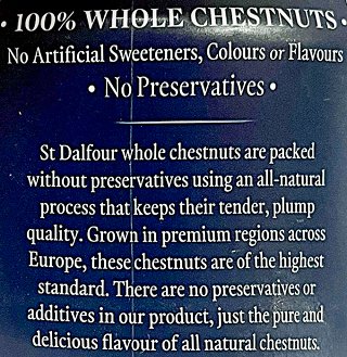 St Dalfour Deluxe Whole Chestnut Ready To Eat 200g
