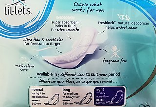 Lil-Lets Ultra Thin Night Με Φτερά 10Τεμ