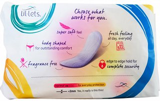 Lil-Lets Normal Unscented Pantyliners 50Pcs