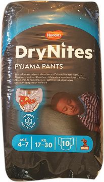 Huggies Dry Nites Pyjama Pants Marvel 10Τεμ