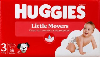 Huggies Little Movers Disney 3 4-9kg 56Τεμ