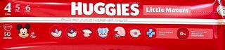 Huggies Little Movers Disney 4 7-18kg 50Τεμ